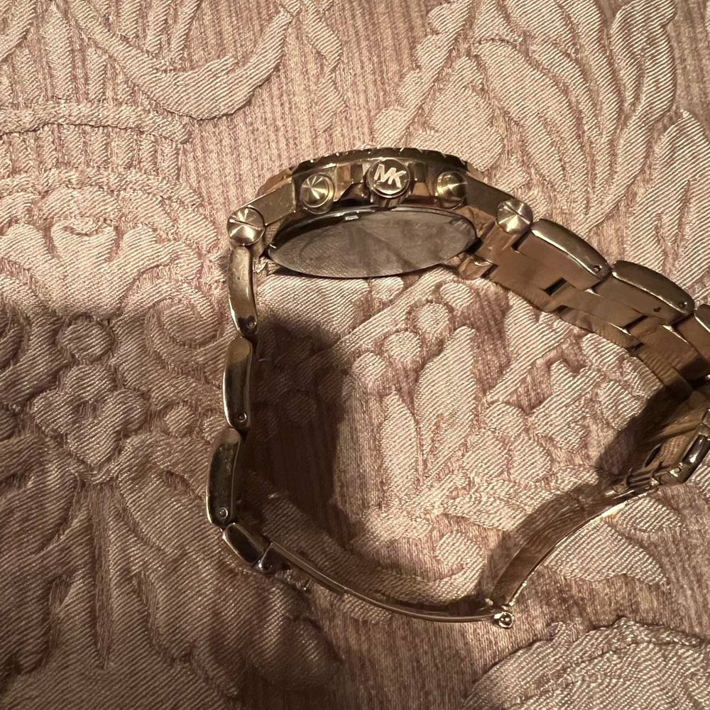Michael Kors MK5313 ‎Unisex Gold Stainless Steel Analog Dial Watch - Picture 5 of 6